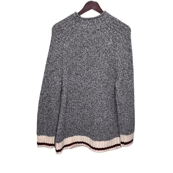 Dkr Cottage Collection Salt & Pepper Knit Sweater Size L - Picture 4 of 8